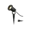 SLV udendørs spotlampe Nautilus Spike XL, sort, aluminium, Ø 6,5 cm