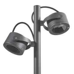 SLV vejlampe Sitra, 2 lyskilder, antracit, aluminium, GX53, IP44