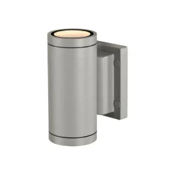 SLV væglampe Myra, sølvgrå, aluminium, bredde 8 cm, op/ned