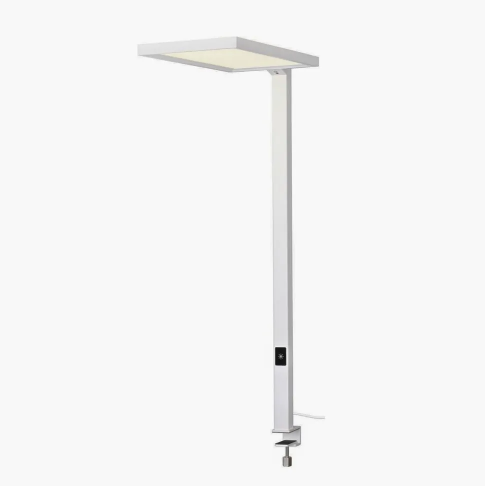 SLV Worklight LED-klemmelampe, hvid
