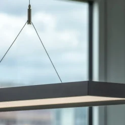 SLV Worklight LED-kontorhængelampe, sort
