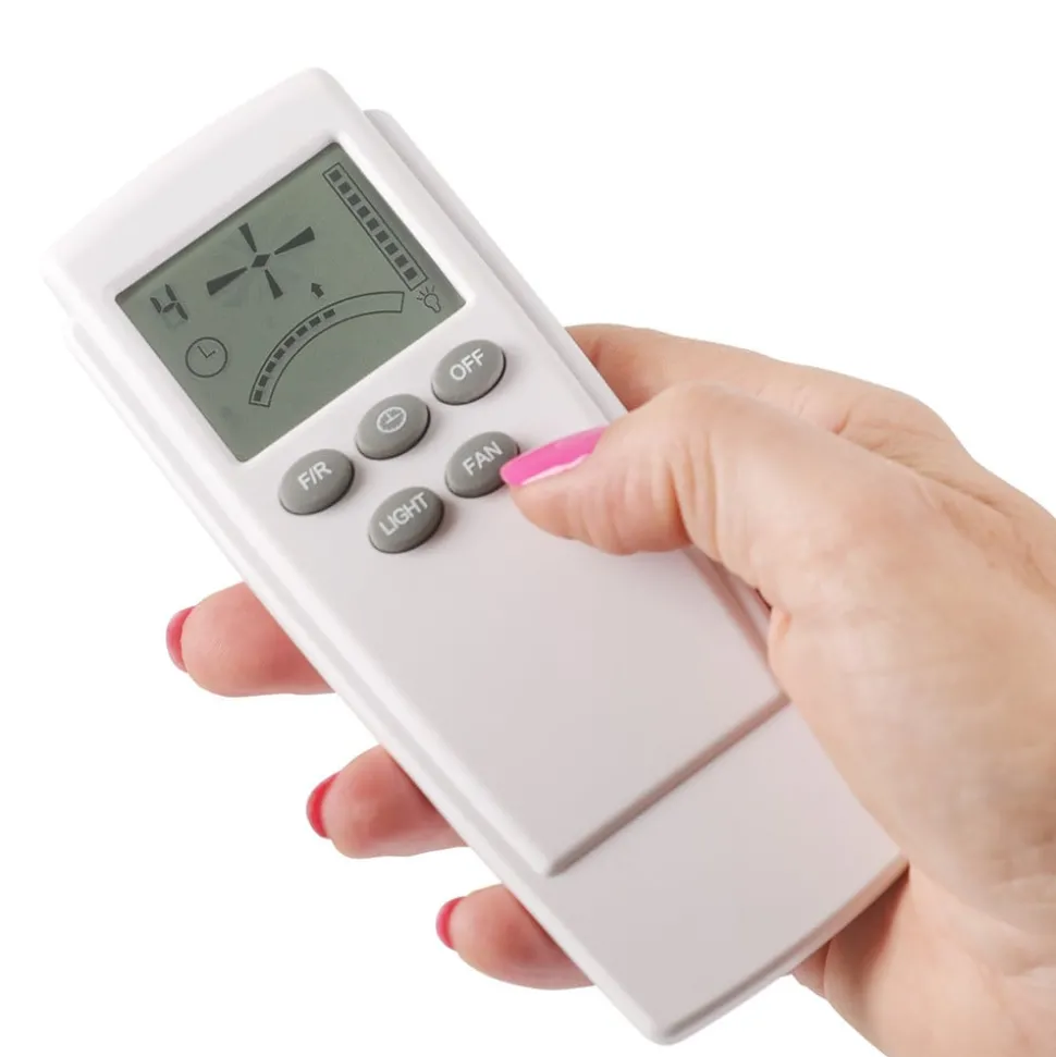 Smart loftventilator Eco Plano II, Ø 112 cm, grå, DC