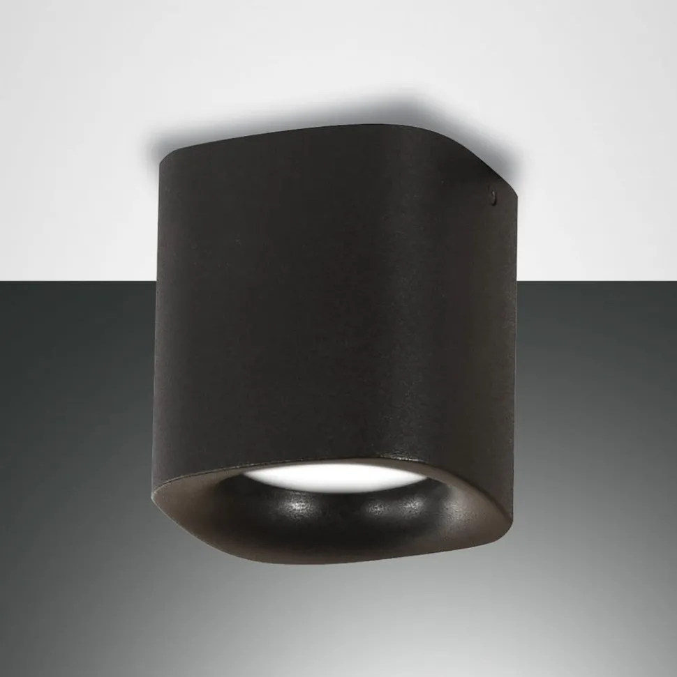 Smooth loftlampe, 1 lyskilde, sort, IP44