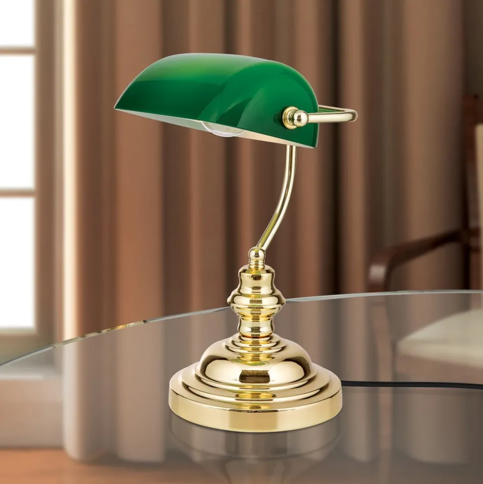Smuk Onella bordlampe grøn