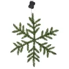 Snowflake udendørs LED-dekolampe, batteridrevet
