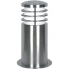 Sokkellampe Sandbanks, stål, 24 cm høj, E27, IP44