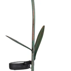 Solcelle-dekolampe 33653 jordspyd, enkelt blomst
