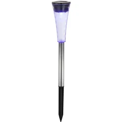 Solcellelampe Navin, RGB farveskift, 5’er sæt
