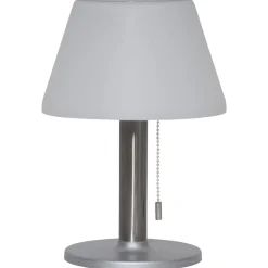 Solia LED-bordlampe med solcelle og trækafbryder
