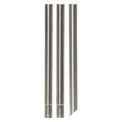 Solini LED-lampe med jordspyd, hvid/sølv, højde 90 cm