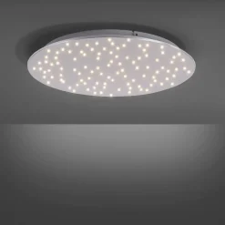 Sparkle LED-loftlampe CCT dim stål Ø 48cm