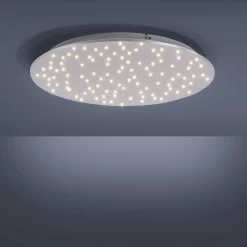 Sparkle LED-loftlampe CCT dim stål Ø 48cm