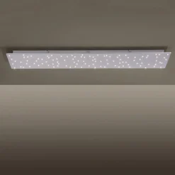Sparkle LED-loftlampe CCT dim stål 100x45cm