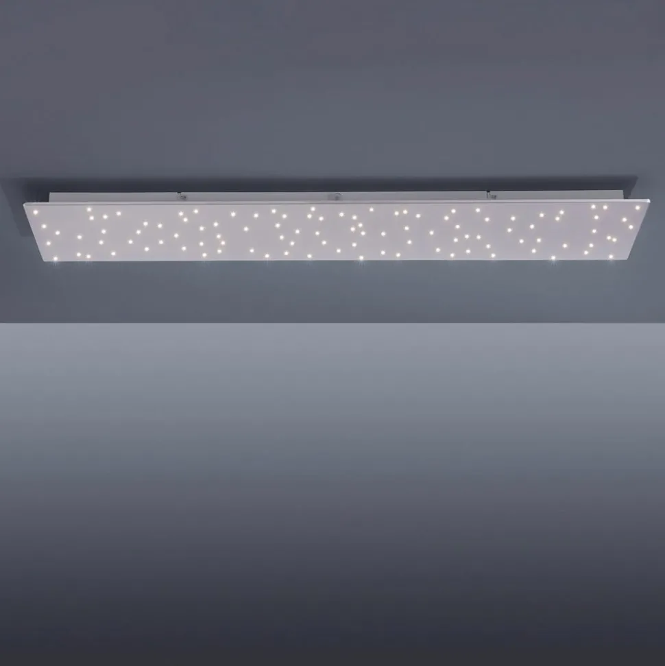Sparkle LED-loftlampe CCT dim stål 100x45cm