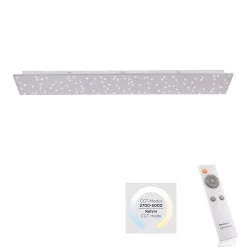 Sparkle LED-loftlampe CCT dim stål 100x45cm