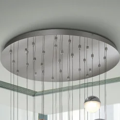 Sphere LED-pendellampe, flerfarvet, 27 lk., app