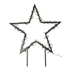 Spiky LED-dekorationslampe med jordspyd, 60 cm