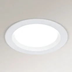 Spock LED-indbygningslampe Ø 9cm, hvid