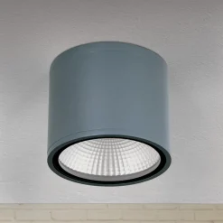 Sputnik LED-loftspot, IP65, Ø 14,5 cm, antracit