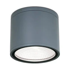 Sputnik LED-loftspot, IP65, Ø 14,5 cm, antracit