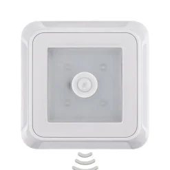 Square Light møbelpåbygningslampe, sensor, kantet