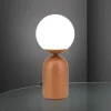 Stanley bordlampe, koralrød, højde 32 cm, keramik/glas