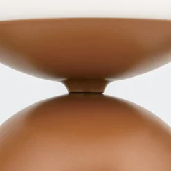 Stanley bordlampe, koralrød, højde 32 cm, keramik/glas