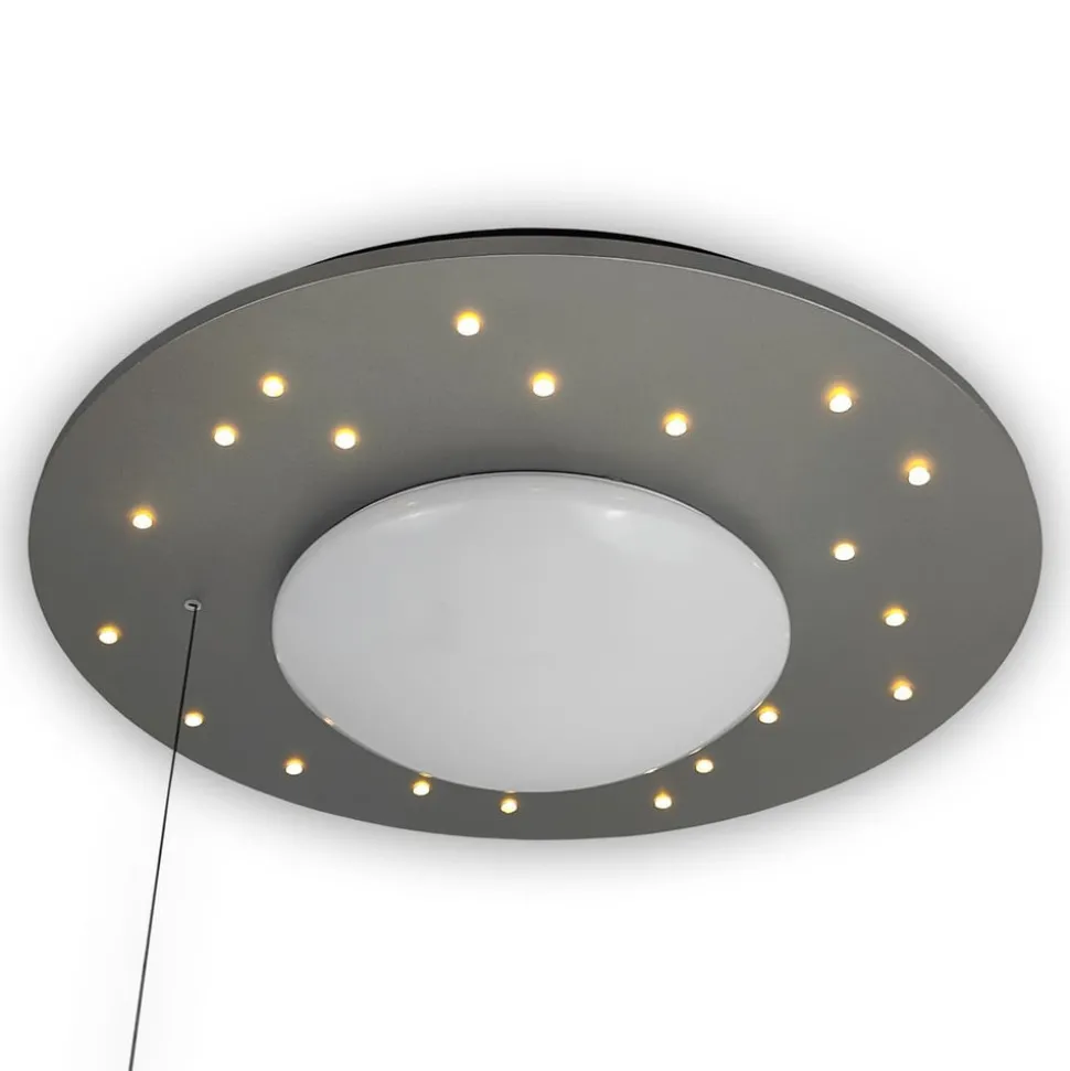 Starlight loftlampe med stjernehimmel, sølv
