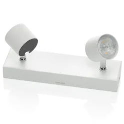 Star - 2 lyskilder LED spot, WarmGlow, hvid