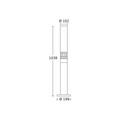 STEINEL GL60 LED-gadelampe med sensor