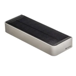 STEINEL LED-væglampe XSolar SOL-O S, sølv, sensor