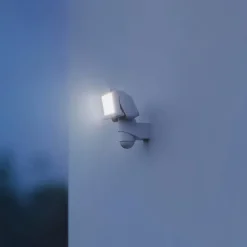STEINEL LS 300 S udendørs vægspot, sensor, hvidt