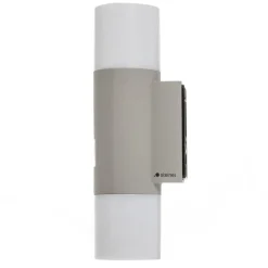 STEINEL L 910 S udendørs LED-væglampe, sensor sølv