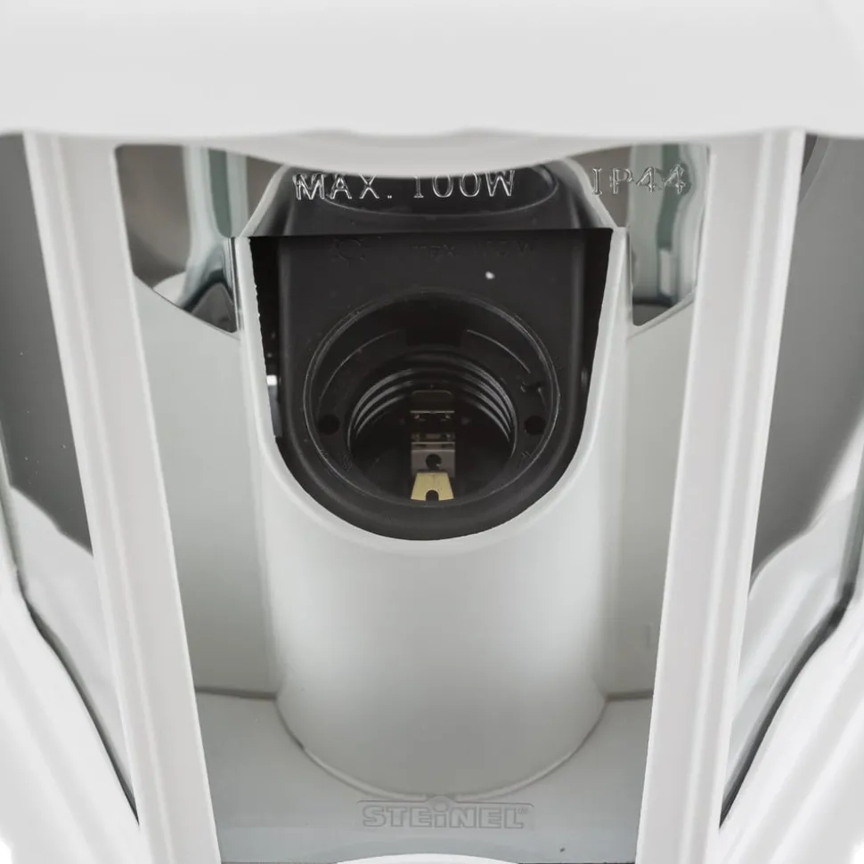 STEINEL L 190 S udendørs væglampe med sensor, hvid