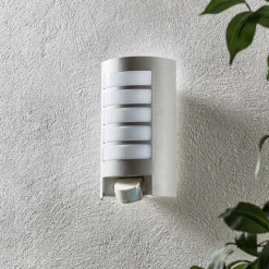 STEINEL L 12 S Udendørs væglampe med sensor, sølv