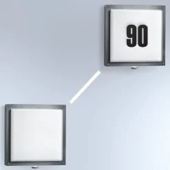 STEINEL L 690 S V2 væglampe sensor husnummer
