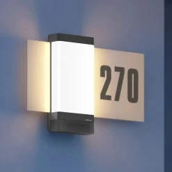 STEINEL smart husnummerlampe L 270 Digi SC, antracit