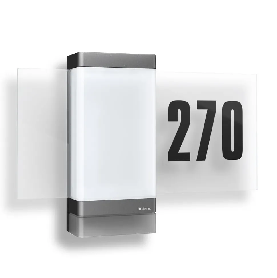 STEINEL smart husnummerlampe L 270 Digi SC, antracit