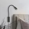 Sten LED-væglampe med bevægelsesstyring, sort