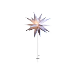 Sterntaler LED-stjerne IP44 stander Ø 100 cm hvid