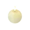 STERNTALER LED-vokslys, hvid, højde 9 cm, kugle, batteri