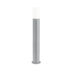 Stibelysning 1326 med opalt glas lysegrå Højde 95 cm