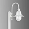 Stilampe Nios i trykstøbt aluminium, hvid