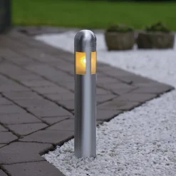 Sæt med 3 LED-sokkellampe Amalfi med jordspyd