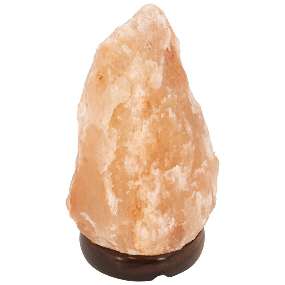 Stone bordlampe, saltkrystal, naturfarvet