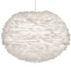 Stor designer pendellampe Eos i hvid