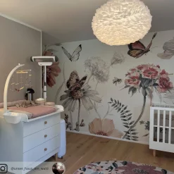 Stor designer pendellampe Eos i hvid