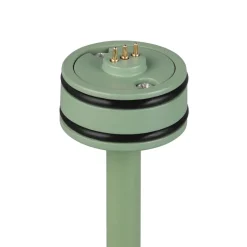 Suarez LED-bordlampe, grøn, højde 39 cm, metal