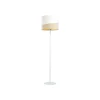 Susan gulvlampe, hvid/beige/guld