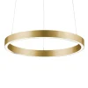 Svea-40 LED-hængelampe top/bund gestussensor, guld